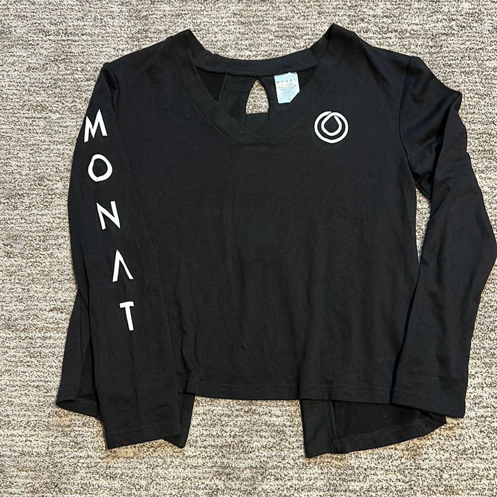 MONAT Ladder back long sleeve top